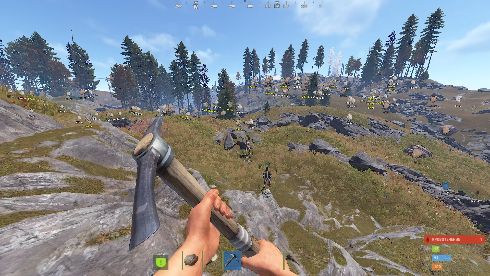 Vengeance Lite Rust — ESP и лут
